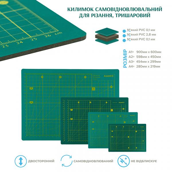 Килимок самовідновлювальний для різання, А4