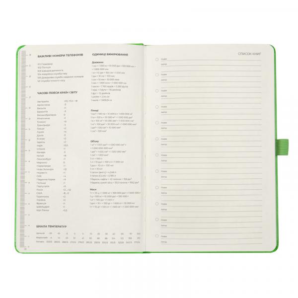 Щотижневик 2020 Axent Partner Strong, 125*195, салатовий