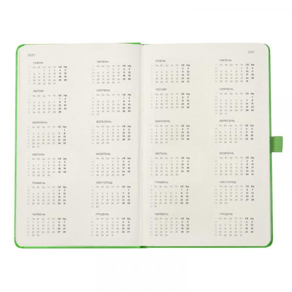 Щотижневик 2020 Axent Partner Strong, 125*195, салатовий