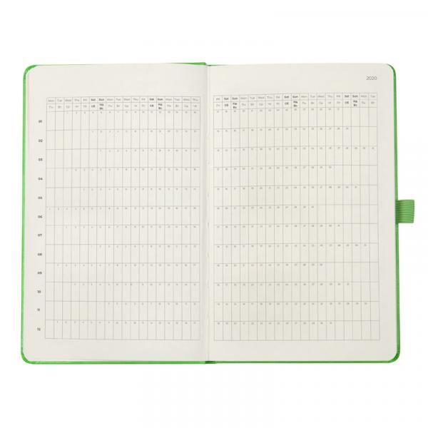 Щотижневик 2020 Axent Partner Strong, 125*195, салатовий