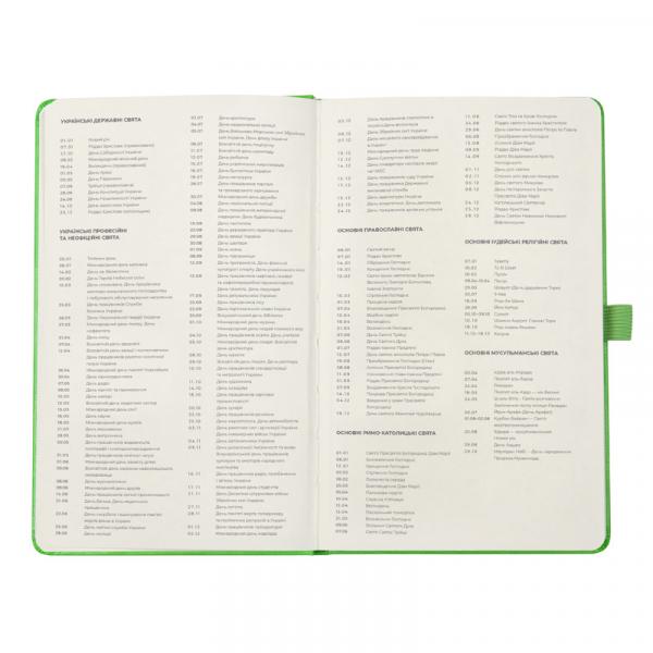 Щотижневик 2020 Axent Partner Strong, 125*195, салатовий