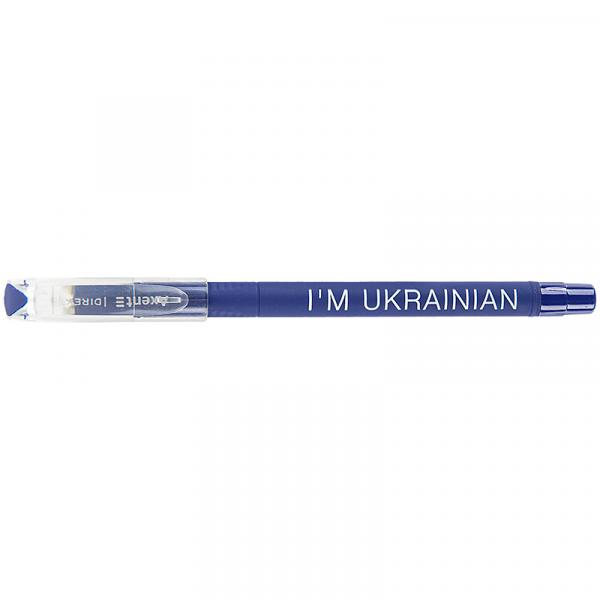 Ручка кулькова Direkt I'm ukrainian, синя