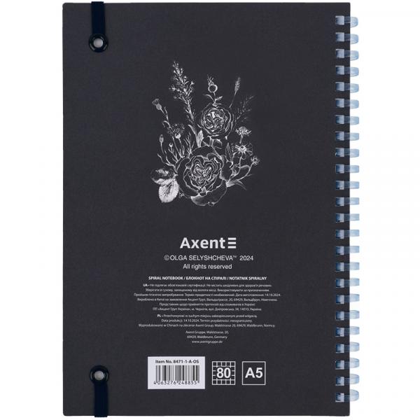 Блокнот на спіралі карт. обк., А5,80 арк,кл.,OS,Gold Cat