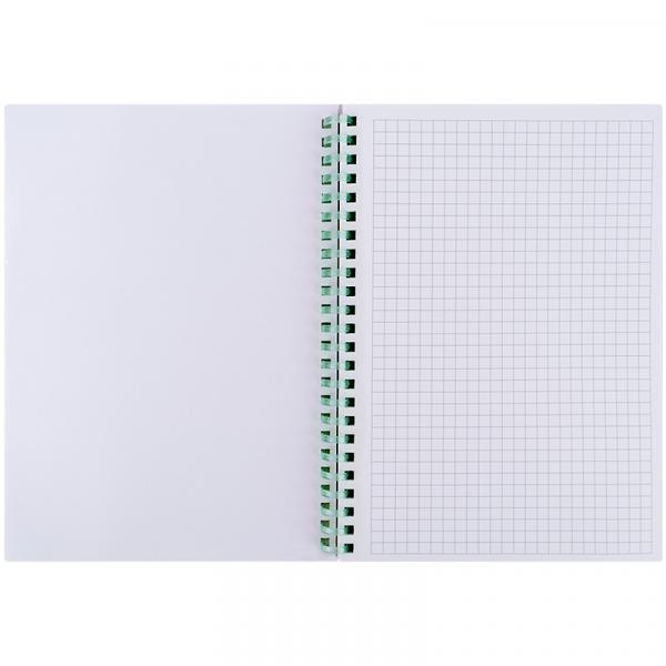 Блокнот на спіралі карт. обк., А5,80 арк,кл.,OS,Green birds