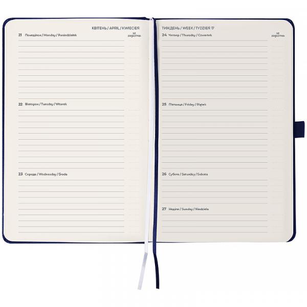 Щотижневик 2026 Partner Strong, 125*195, синій