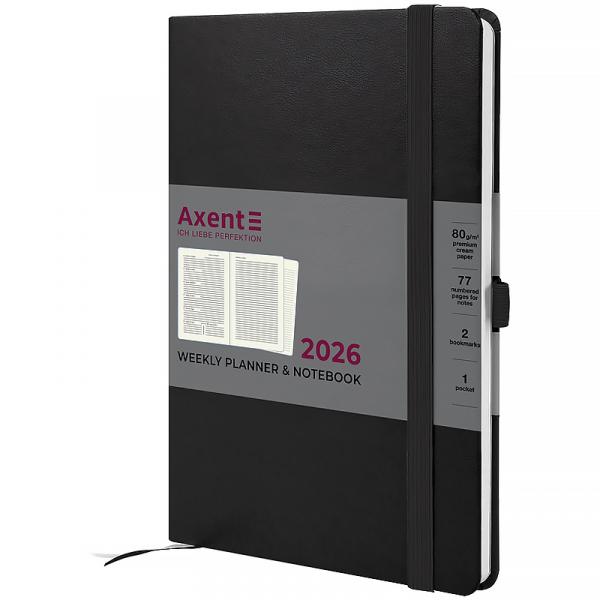 Щотижневик 2026 Prime Strong, 145*210, чорний