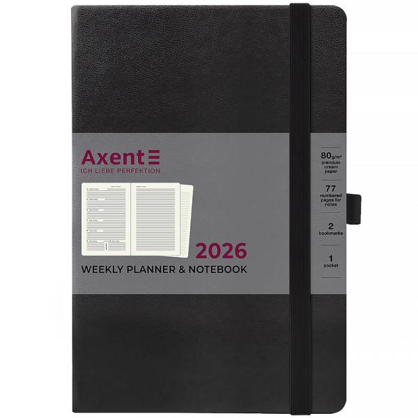 Щотижневик 2026 Prime Strong, 145*210, чорний