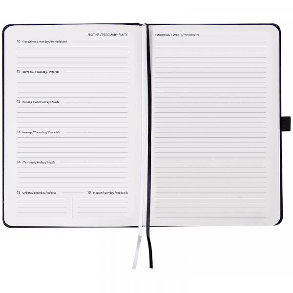 Щотижневик 2026 Prime Strong, 145*210, чорний