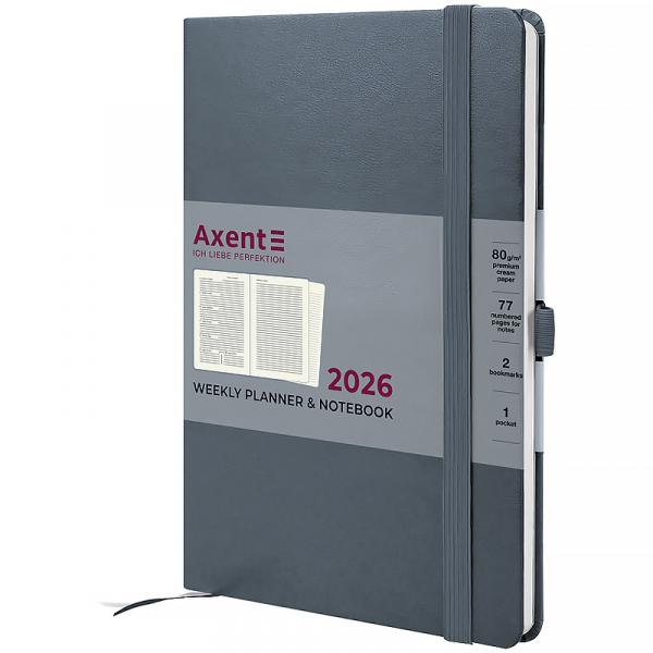 Щотижневик 2026 Prime Strong, 145*210, сірий