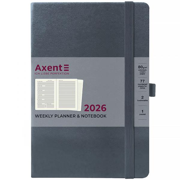 Щотижневик 2026 Prime Strong, 145*210, сірий