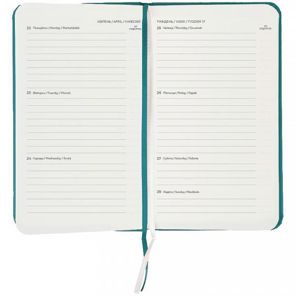 Щотижневик 2026 Pocket Strong, 90*150, лазурний