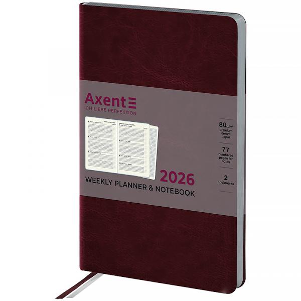 Щотижневик 2026 Partner City Soft, 125*195, коричневий