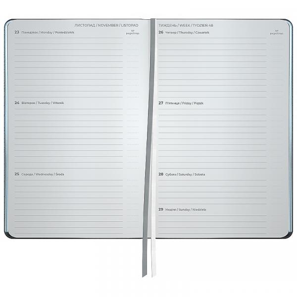 Щотижневик 2026 Partner City Soft, 125*195, сірий