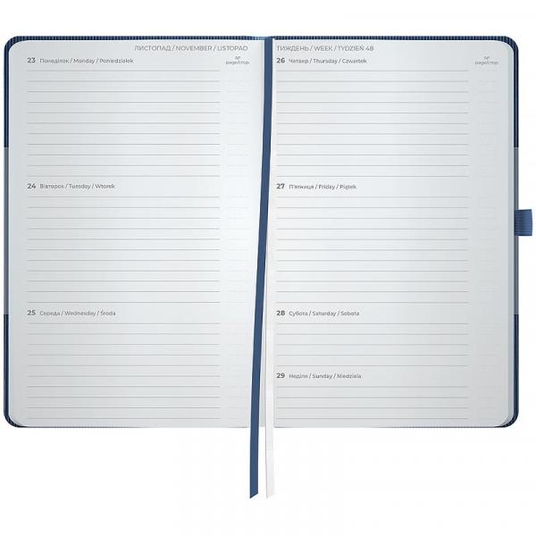 Щотижневик 2026 Partner Lines, 125*195, блакитний