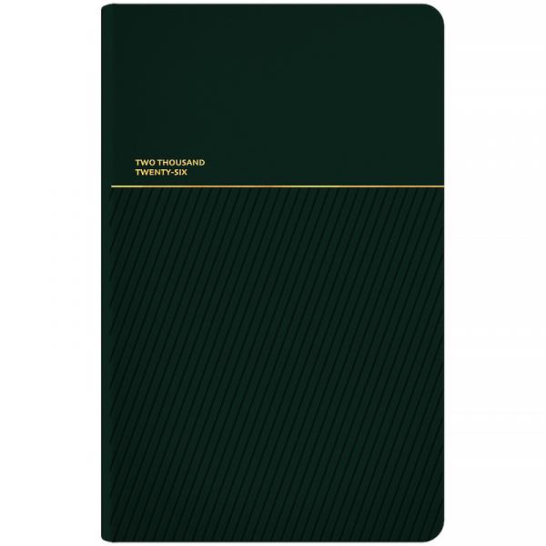 Щотижневик 2026 Partner Traces, 125*195, темно зелений