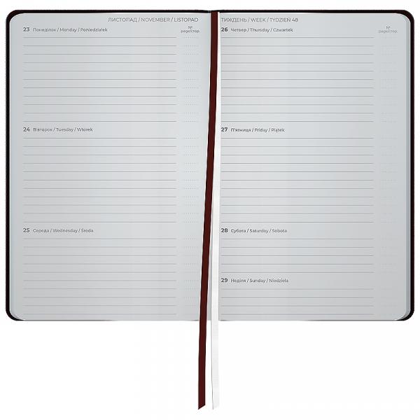 Щотижневик 2026 Partner Traces, 125*195, коричневий