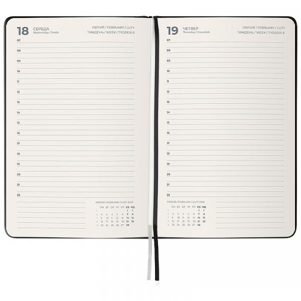 Щоденник 2026 Partner Strong, 145*210, чорний