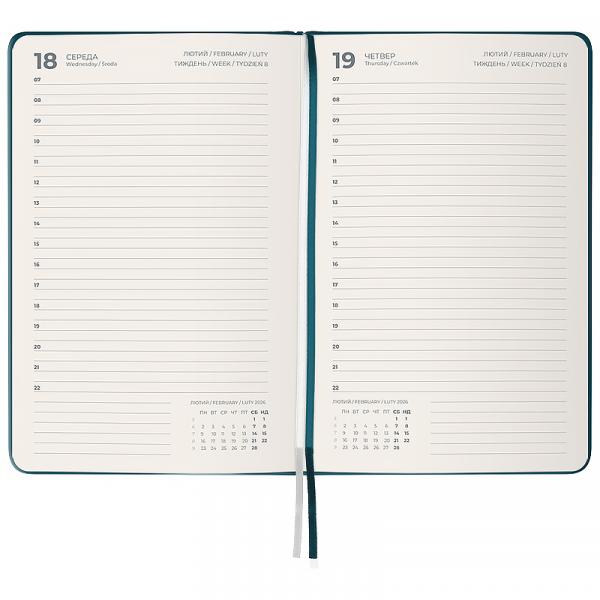 Щоденник 2026 Partner Strong, 145*210, малахітовий