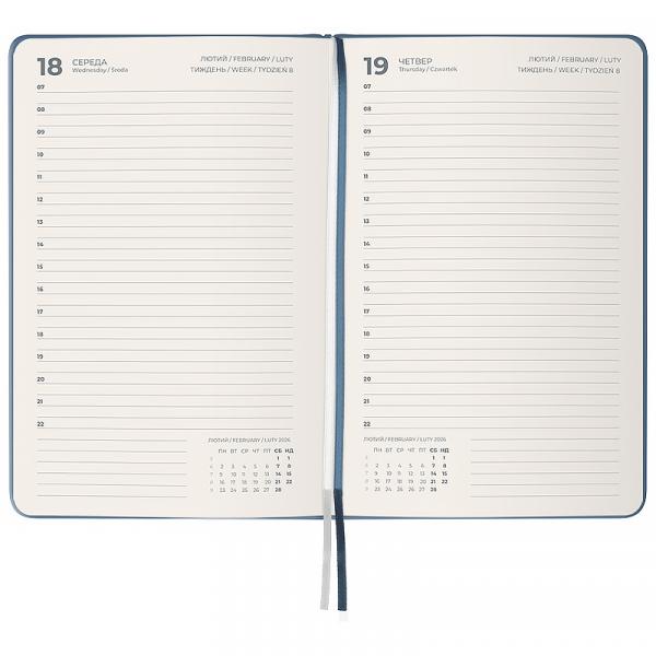 Щоденник 2026 Partner Strong, 145*210, сірий