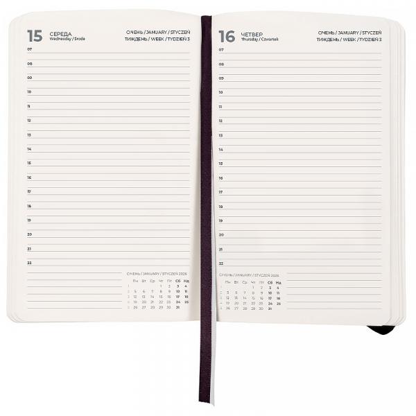 Щоденник 2026 Pocket Strong, 104*146, чорний