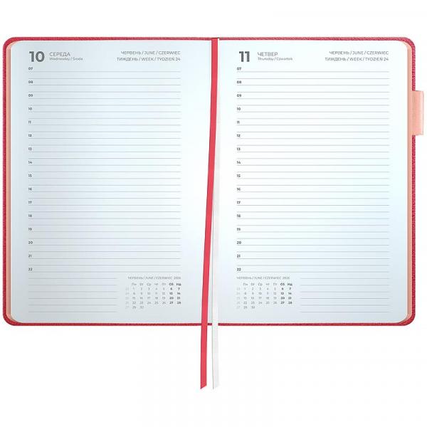 Щоденник 2026 Partner Soft Muse, 145*210, рожевий