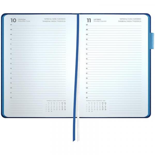 Щоденник 2026 Partner Soft Muse, 145*210, синій