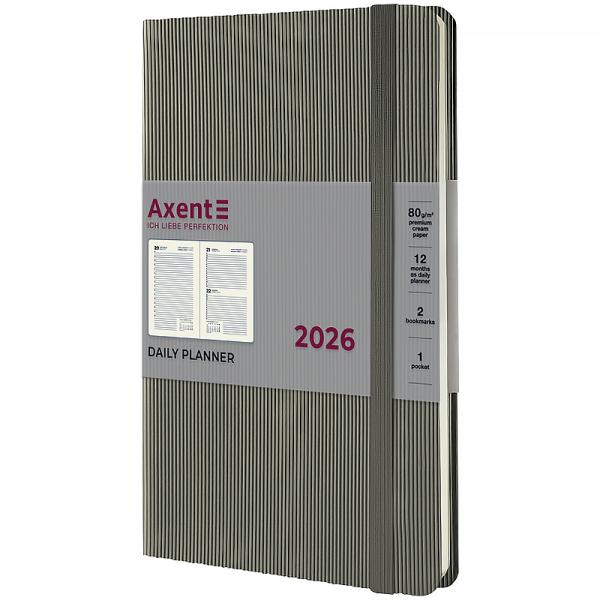 Щоденник 2026 Partner Lines, 145*210, сірий