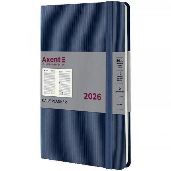 Щоденник 2026 Partner Lines, 145*210, блакитний