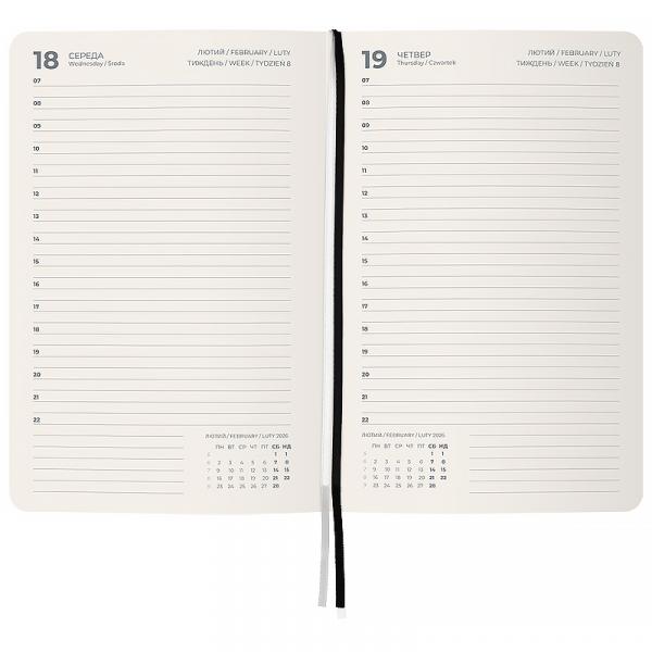 Щоденник 2026 Partner City Soft, 145*210, чорний