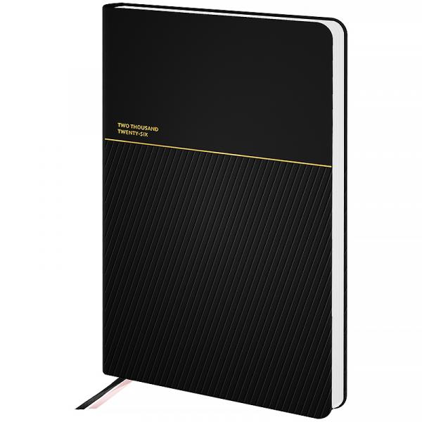 Щоденник 2026 Partner Traces, 145*210, чорний