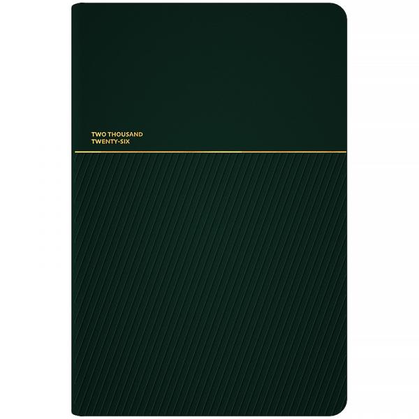 Щоденник 2026 Partner Traces, 145*210, темно зелений