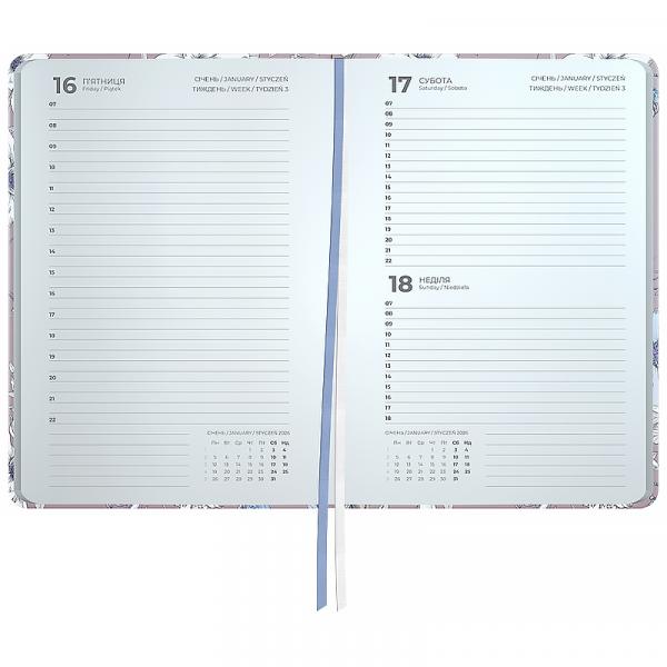 Щоденник 2026 Partner, 145*210, Blue Elegance