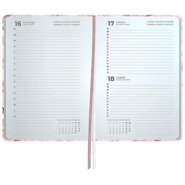 Щоденник 2026 Partner, 145*210, Peony Dreams