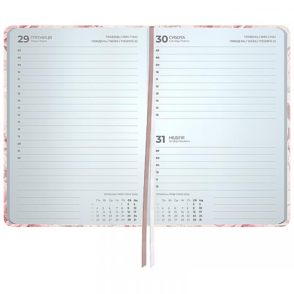 Щоденник 2026 Pocket, 101*146, Peony Dreams