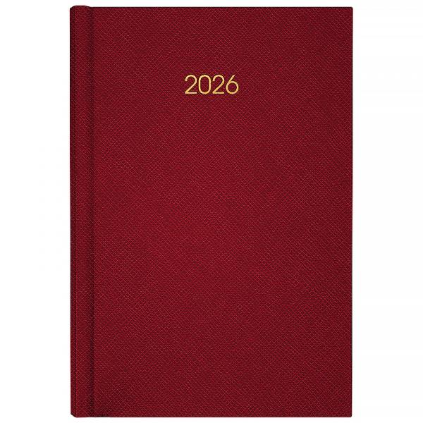 Щоденник 2026 Classic Style, 145*210, з/т бордовий