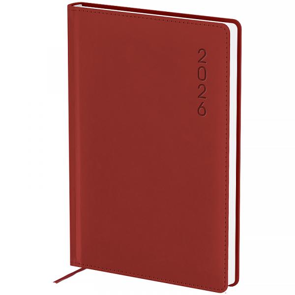 Щоденник 2026 Classic Palermo, 145*210, слп/т червоний