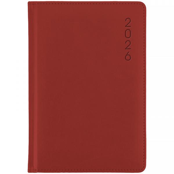 Щоденник 2026 Classic Palermo, 145*210, слп/т червоний