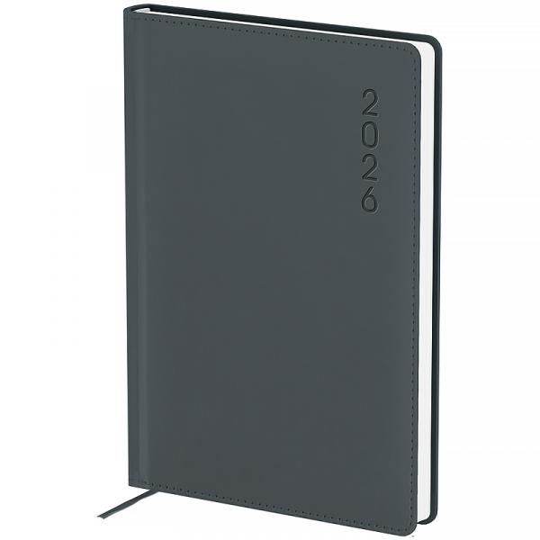 Щоденник 2026 Classic Palermo, 145*210, слп/т сірий