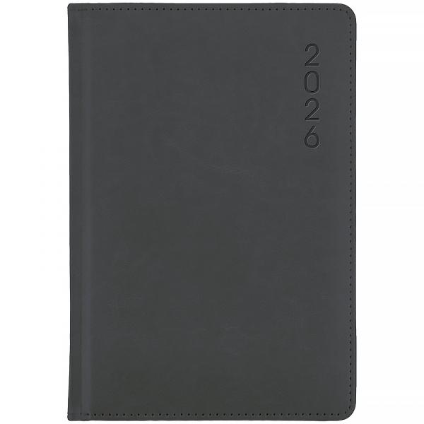 Щоденник 2026 Classic Lux, 145*210, слп/т сірий