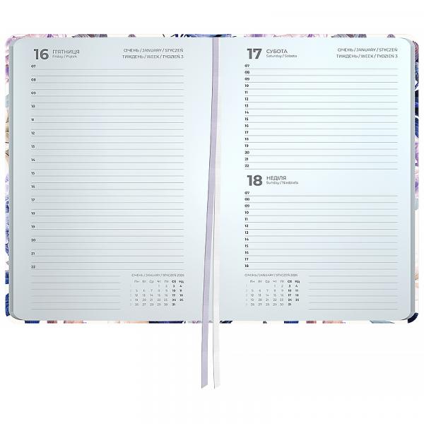 Щоденник 2026 Partner, 145*210, Violet Whispers
