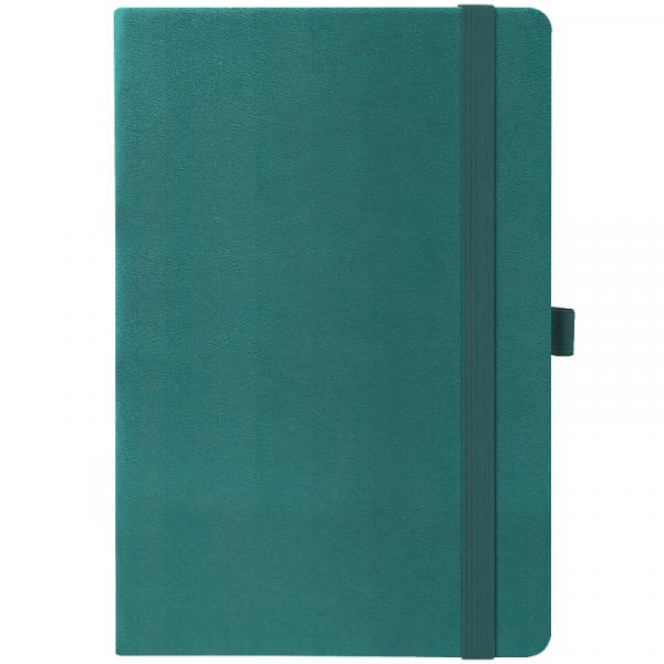 Книга записна Partner Prime, 145*210, 96арк, кліт, лазурна