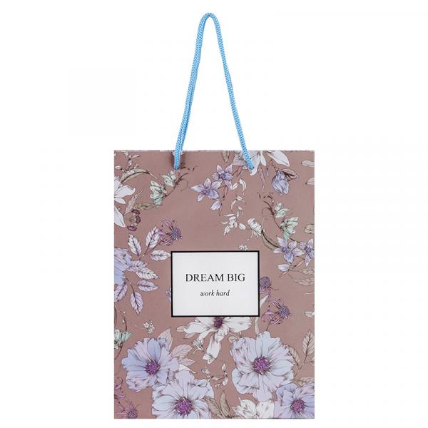 Пакет паперовий подарунковий, 18х24см, Blue Elegance