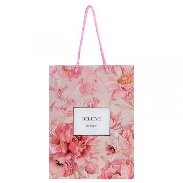 Пакет паперовий подарунковий, 18х24см, Peony Dreams