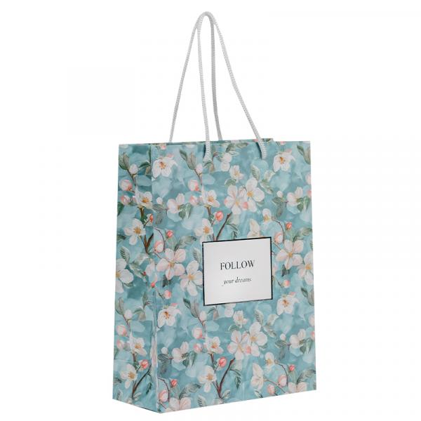 Пакет паперовий подарунковий, 18х24см, Gentle Blossom