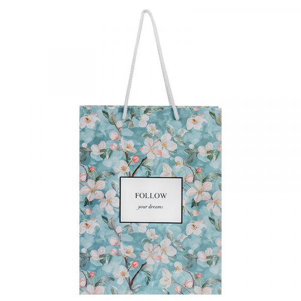 Пакет паперовий подарунковий, 18х24см, Gentle Blossom