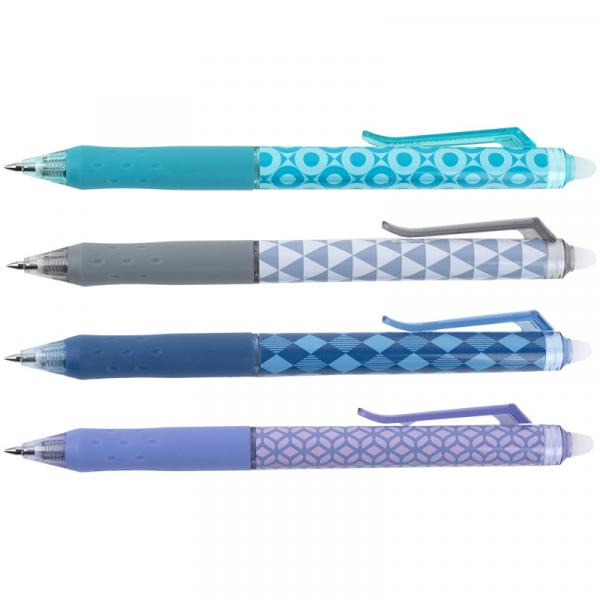 Ручка гелева автоматична "пиши-стирай"  Correct Click, синя