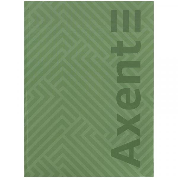 Книга записна А4-, 203*273 мм,96арк., кліт., Pattern, зелена