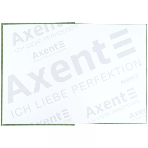 Книга записна А4-, 203*273 мм,96арк., кліт., Pattern, зелена