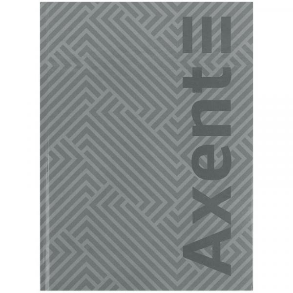 Книга записна А4-, 203*273 мм,96арк., кліт., Pattern, сіра