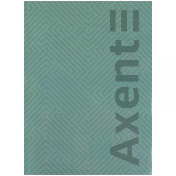 Книга записна А4-, 203*273 мм,96арк., кліт., Pattern, бірюз.